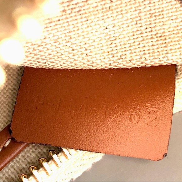 Celine Textile Small Ava Logo Canvas Shoulder Bag Leather Trim - Picture 13 of 13